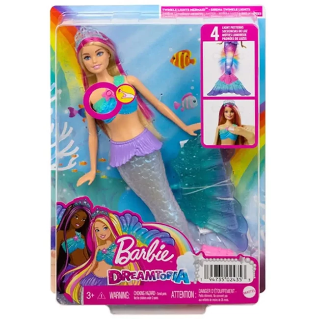 Barbie tündöklő szivárványsellő baba – Mattel