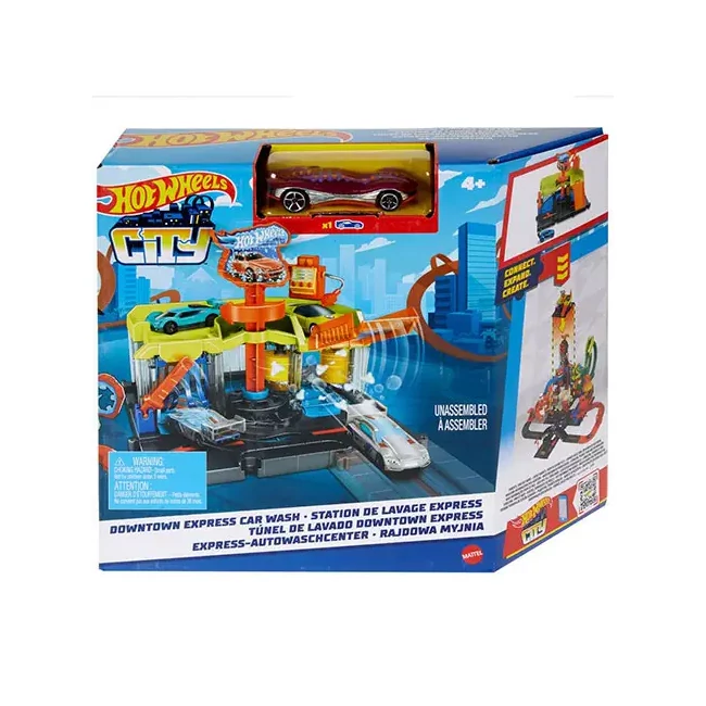 Hot Wheels City Belvárosi Express Autómosó pálya szett – Mattel
