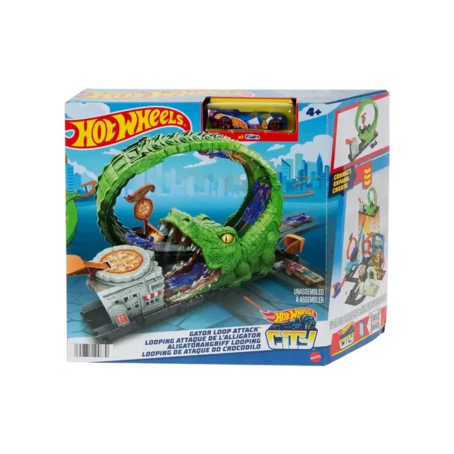Hot Wheels® City: Aligátor közepes hurok pálya – Mattel