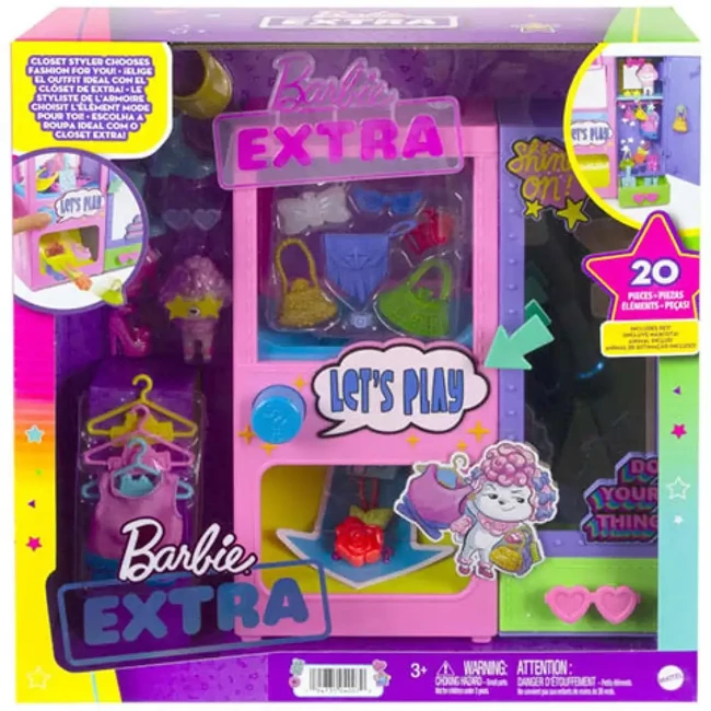 Barbie: Extravagáns divatautomata játékszett – Mattel