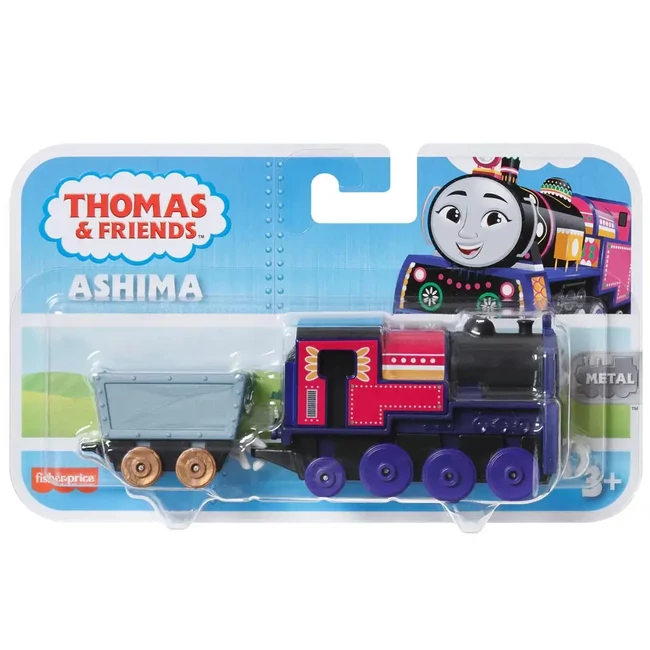 Thomas és barátai: Ashima fém mozdony szeneskocsival – Mattel