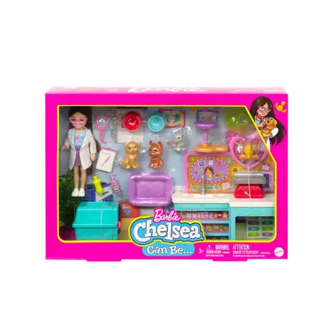 Barbie: Chelsea állatorvos játékszett – Mattel