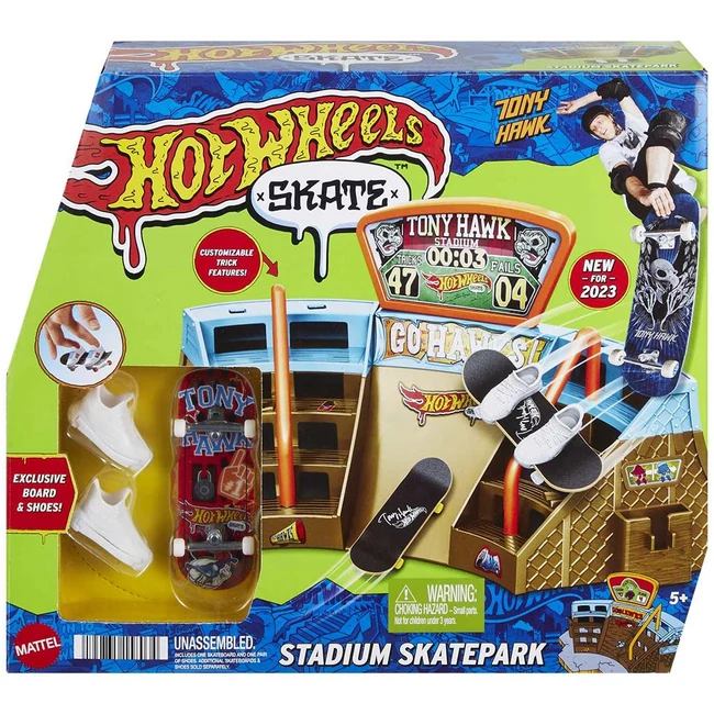 Hot Wheels: Stadium Fingerboard játékszett – Mattel