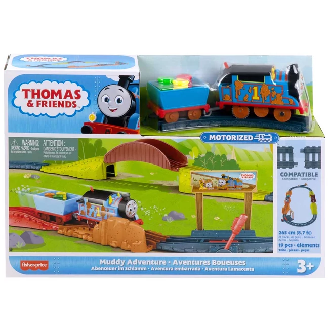Fisher-Price: Thomas és barátai – Sáros Kaland motorizált pályaszett – Mattel