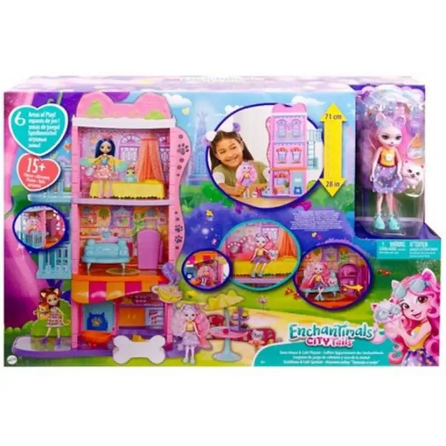 Enchantimals: Városi toronyház játékszett – Mattel