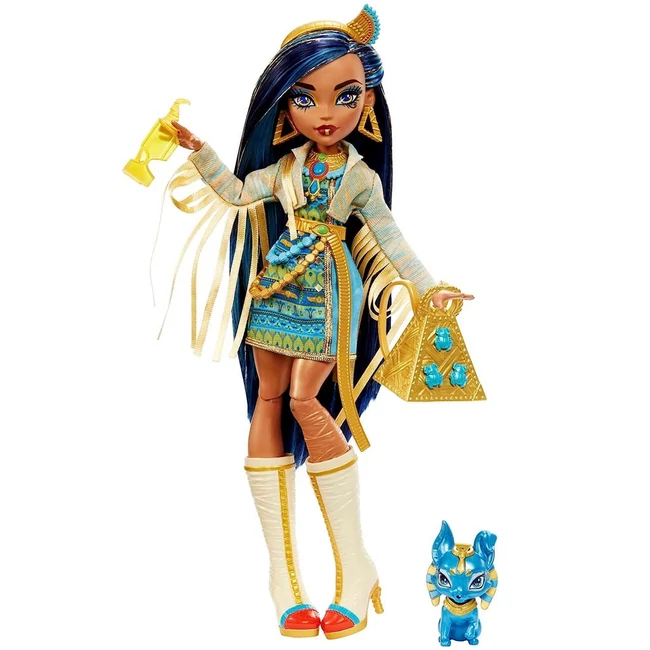 Monster High™: Cleo De Nile baba kisállattal és kiegészítőkkel – Mattel