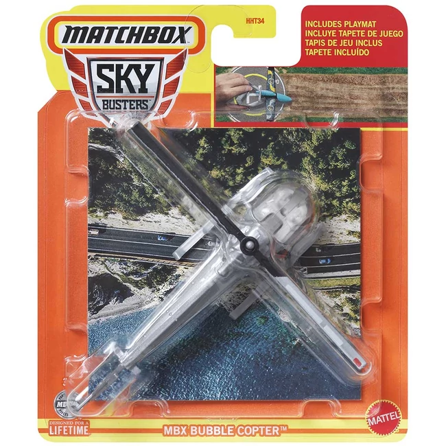 Matchbox: SkyBusters – MBX Bubble Copter™ modell 1/64 – Mattel