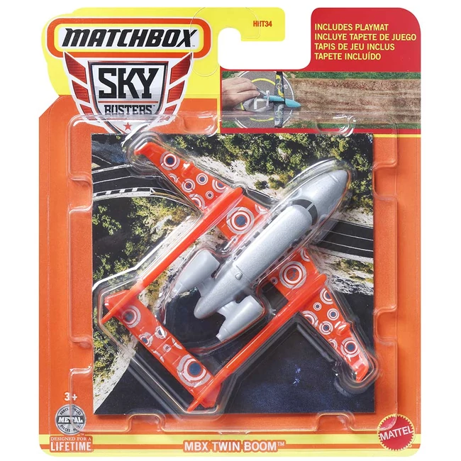 Matchbox: SkyBusters – MBX Twin Boom™ modell 1/64 – Mattel