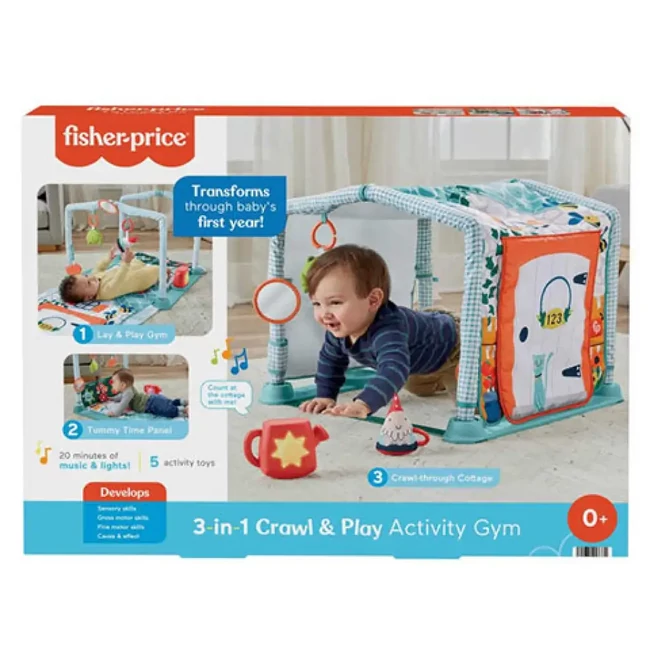 Fisher-Price: Átalakítható édes otthon játszószőnyeg – Mattel