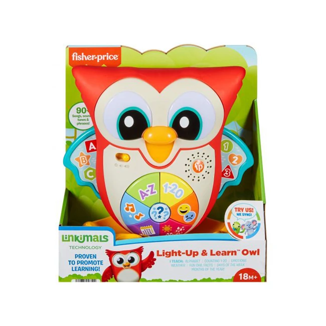 Fisher-Price: Linkimals bölcs bagoly fejlesztő játék – Mattel