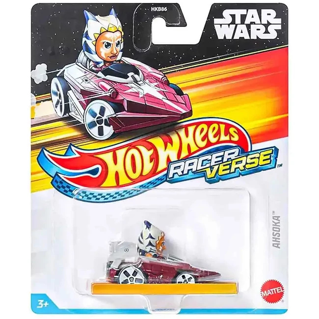 Hot Wheels: RacerVerse – Star Wars Ahsoka karakter kisautó – Mattel