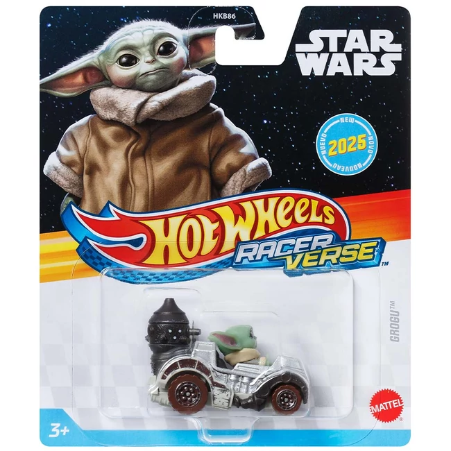 Hot Wheels: RacerVerse Grogu kisautó 1/64 – Mattel