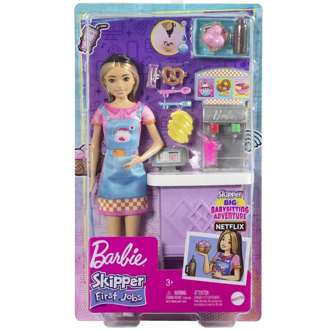 Barbie: First Jobs – Skipper első munkahelye: Büfé stand játékszett kiegészítőkkel – Mattel