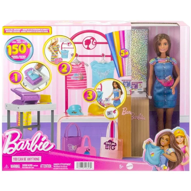 Barbie Divatbutik ruhatervező játékszett – Mattel