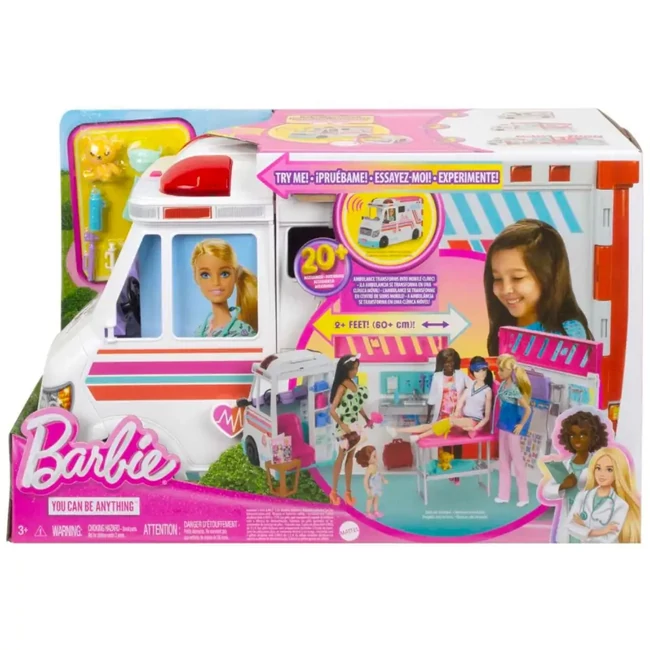 Barbie Care Clinic mentőautó – Mattel