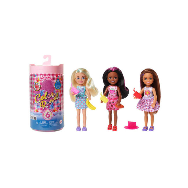 Barbie® Color Reveal: Chelsea meglepetés baba – Piknik – Mattel