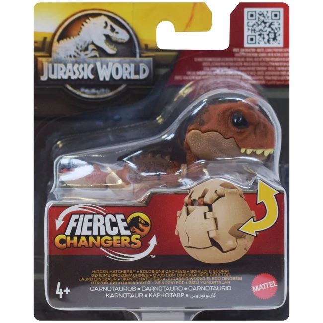 Jurassic World: Fierce changers éledő Carnotaurus átalakuló dínóbébi tojásban – Mattel