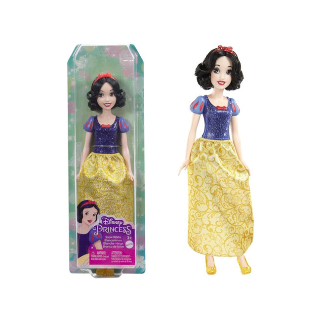 Disney Hercegnők: Csillogó Hófehérke hercegnő baba – Mattel