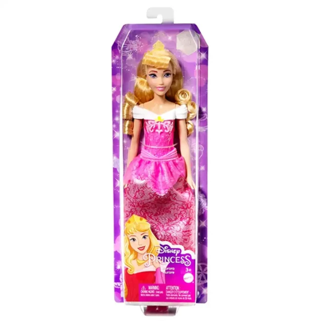 Disney Hercegnők: Csillogó Csipkerózsika hercegnő baba – Mattel
