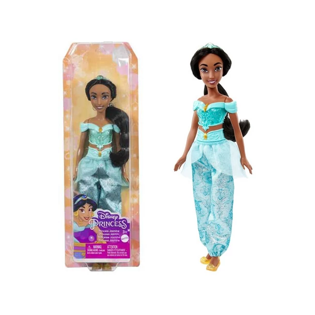 Disney Hercegnők: Csillogó Jázmin hercegnő baba – Mattel