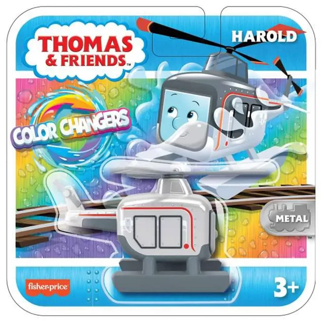 Thomas és Barátai: Színváltós Harold helikopter – Mattel