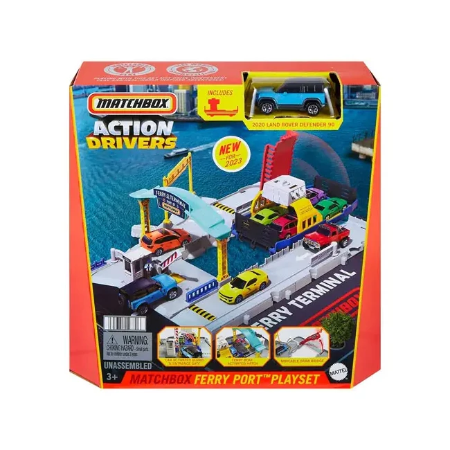 Matchbox: Kompkikötő játékszett kisautóval – Mattel