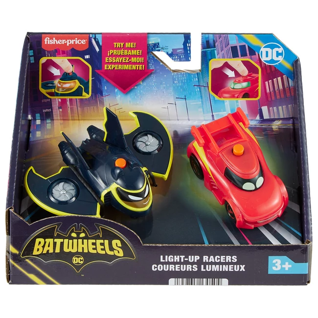 Fisher-Price: Batwheels világítós Redbird és Batwing 2 db-os kisautó szett 1/55 – Mattel