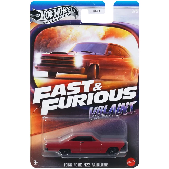 Hot Wheels: Halálos iramban 1966 Ford 427 Fairlane kisautó 1/64 – Mattel