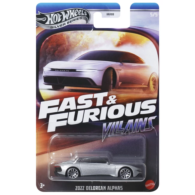 Hot Wheels: Halálos iramban 2023 DeLorean Alpha5 kisautó 1/64 – Mattel