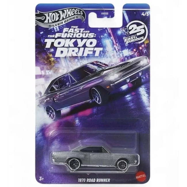 Hot Wheels: Halálos iramban 1970 Road Runner kisautó 1/64 – Mattel