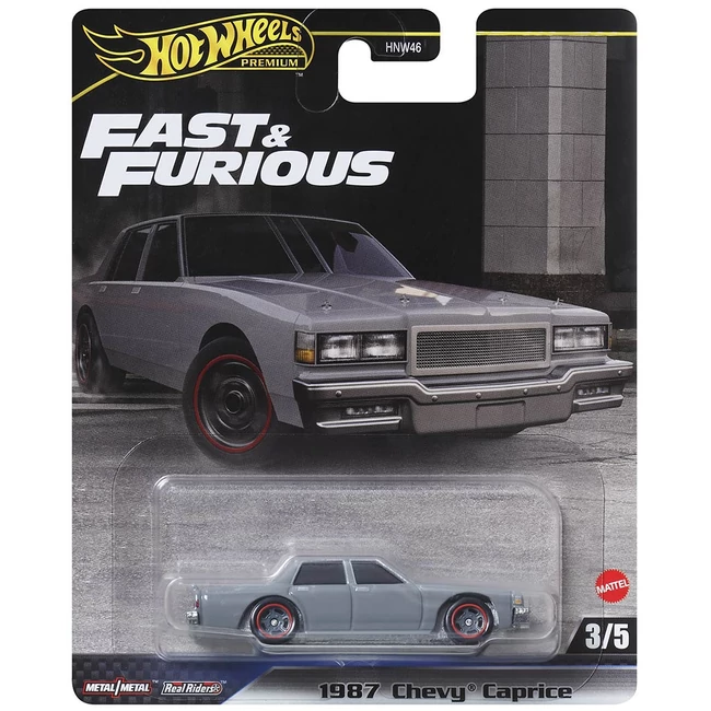 Hot Wheels: Halálos Iramban 1987 Chevy Caprice Deluxe prémium kisautó 1/64 – Mattel