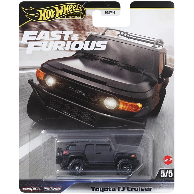 Hot Wheels: Halálos Iramban Toyota FJ Cruiser Deluxe prémium kisautó 1/64 – Mattel
