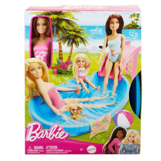 Barbie: Medence babával – Mattel