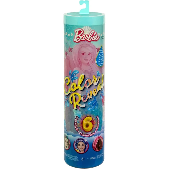 Barbie: Color Reveal meglepetés Sellő baba több kiegészítővel – Mattel