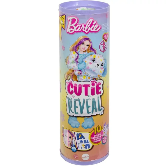 Barbie: Cutie Reveal Meglepetés baba – Dalmata – Mattel