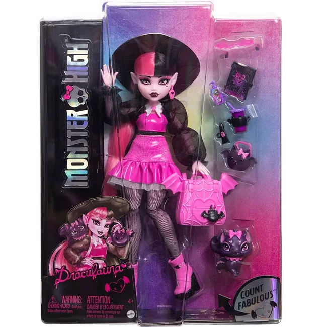 Monster High: Szörnyen új Drakulaura baba – Mattel