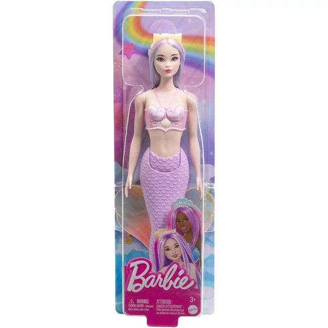 Barbie Dreamtopia sellő lila színben – Mattel