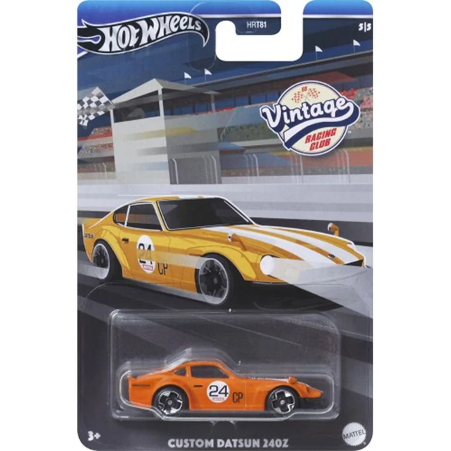 Hot Wheels: Vintage Racing Club – Custom Datsun 240Z kisautó 1/64 – Mattel