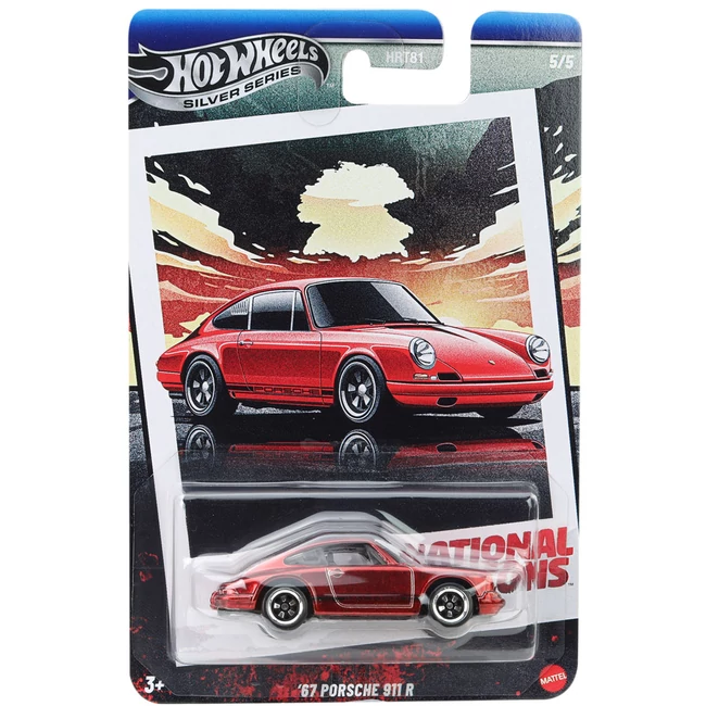 Hot Wheels: Vintage ’67 Porsche 911 R kisautó 1/64 – Mattel