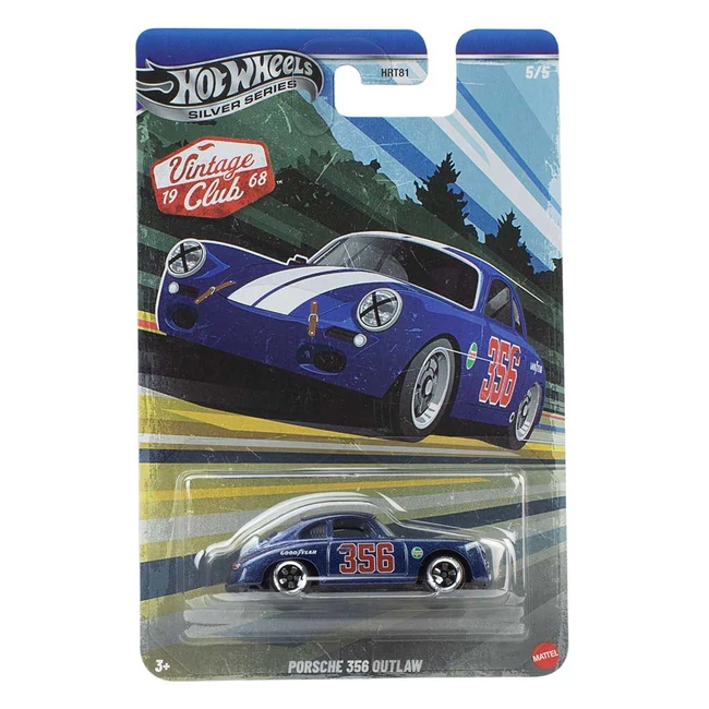 Hot Wheels: Vintage Porsche 356 Outlaw kisautó 1/64 – Mattel
