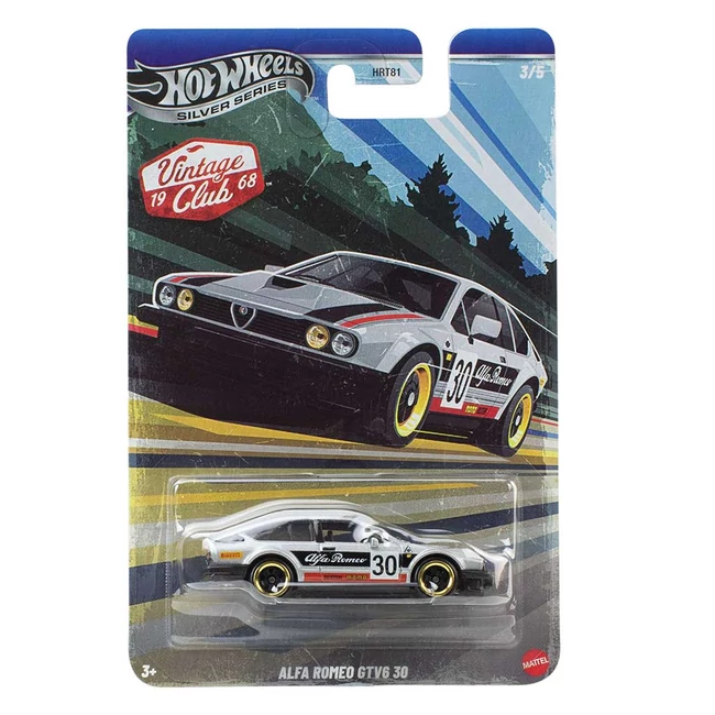 Hot Wheels: Vintage Alfa Romeo GTV6 30 kisautó 1/64 – Mattel