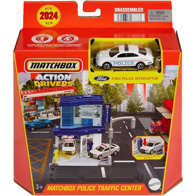 Matchbox: Városi pálya – Rendőrség – Mattel