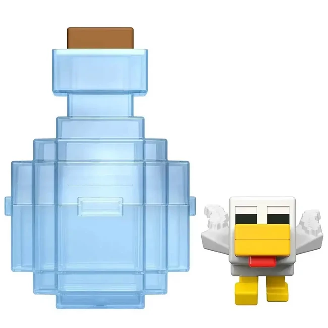 Minecraft Reveal minifigura fehér dobozban – Mattel