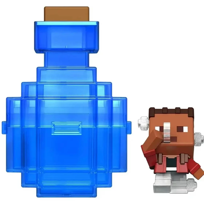 Minecraft Reveal minifigura kék dobozban – Mattel