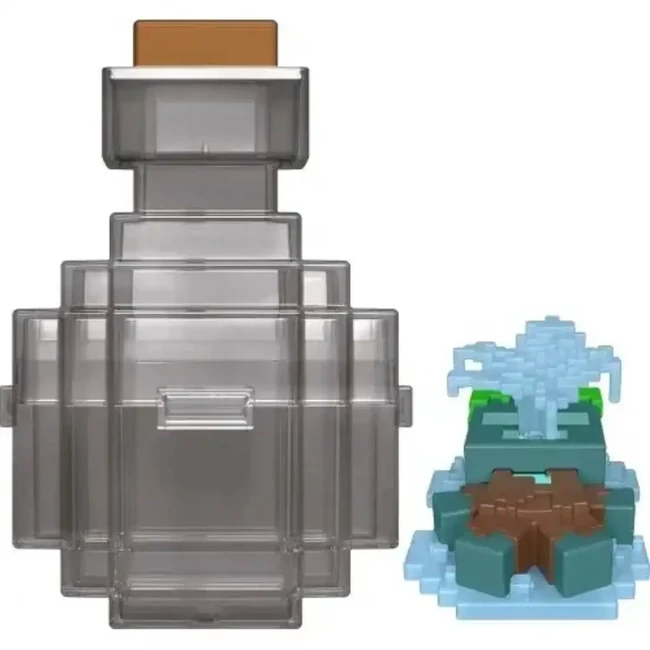 Minecraft Reveal minifigura szürke dobozban – Mattel