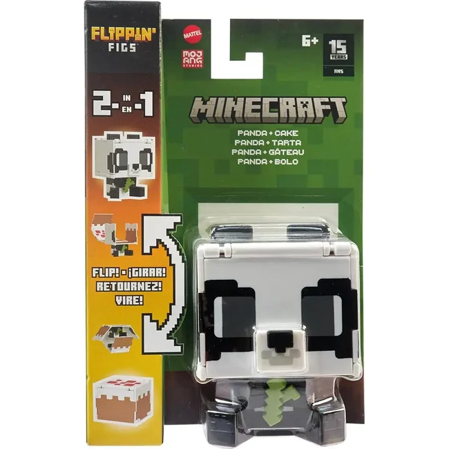 Minecraft: Flippin Figs Panda átalakítható figura – Mattel