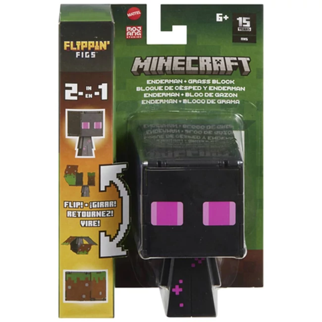 Minecraft: Flippin Figs Enderman karakter figura – Mattel