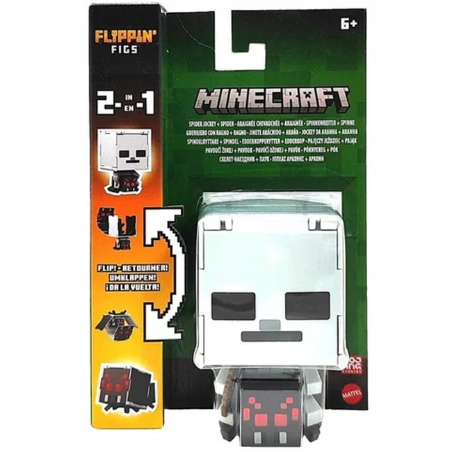 Minecraft: Flippin Figs átalakítható figura – Póklovas és pók – Mattel