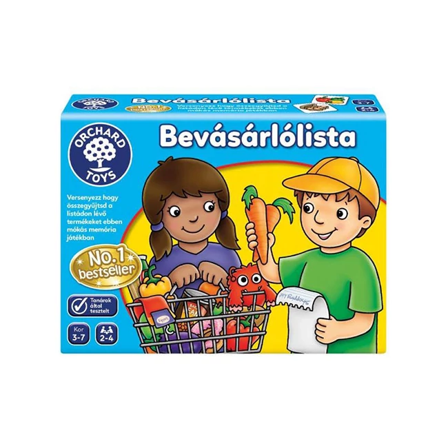 Bevásárlólista társasjáték