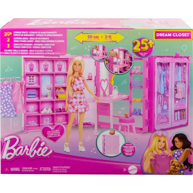 Barbie: Álom Öltözőszoba szett – Mattel